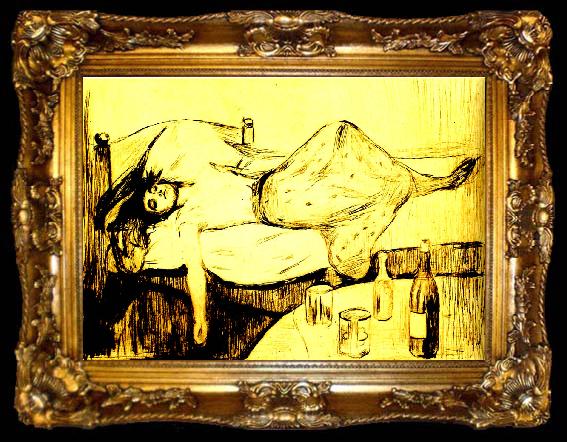 framed  Edvard Munch dagen efter, ta009-2